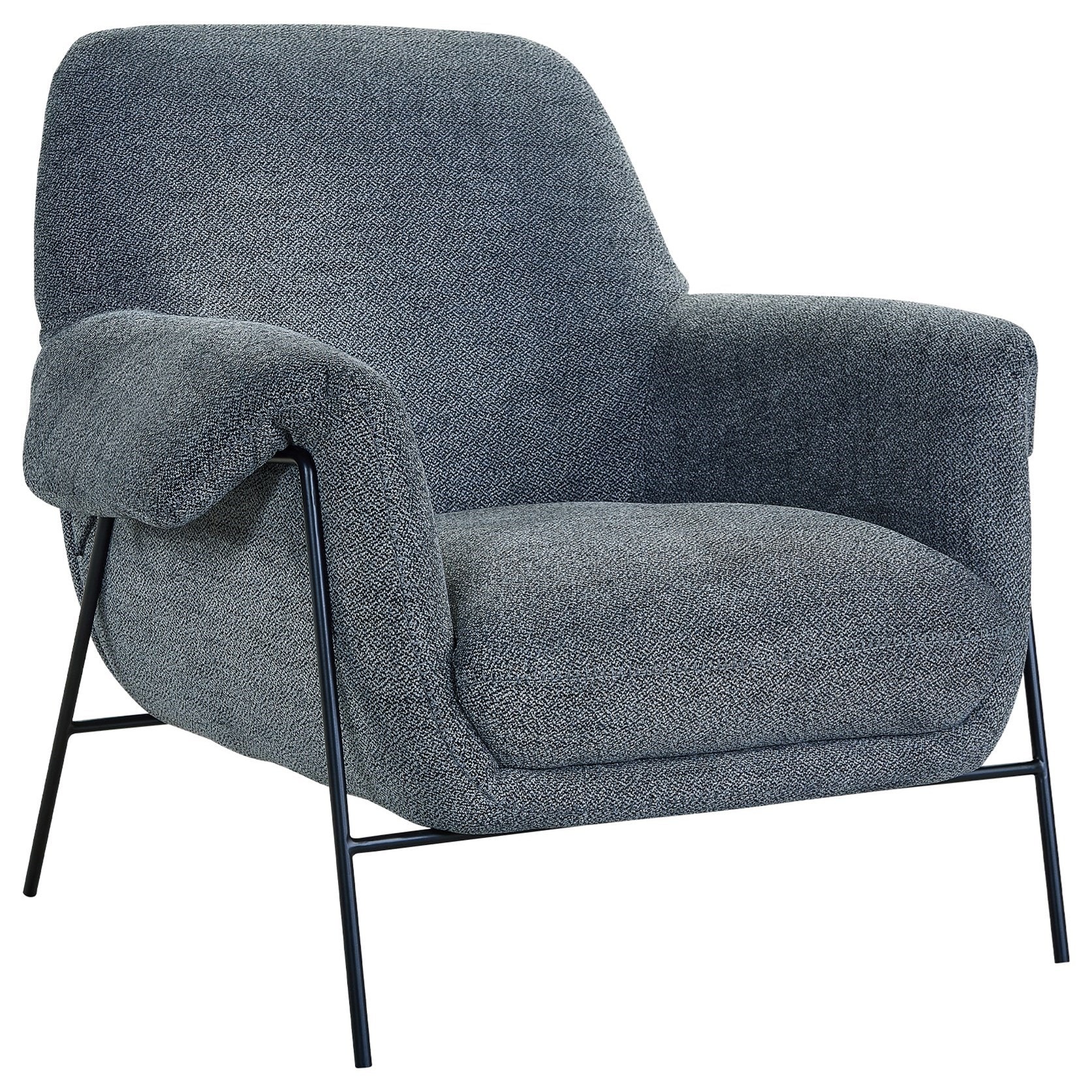 Silver Armen Living Jolie Accent Chair Silver Armen Living Jolie Accent Chair